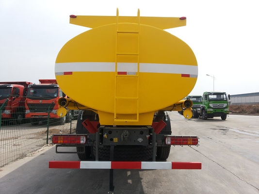 Camion pétrolier à carburant diesel jaune 371HP 6X4 20000L
