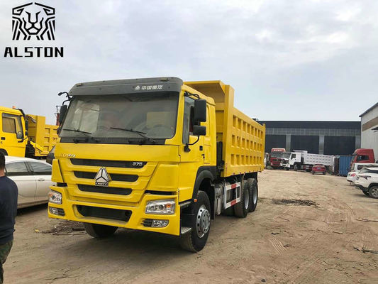 Camion benne Sinotruk Howo 6x4 d'occasion 30 tonnes 371 CV pour la construction