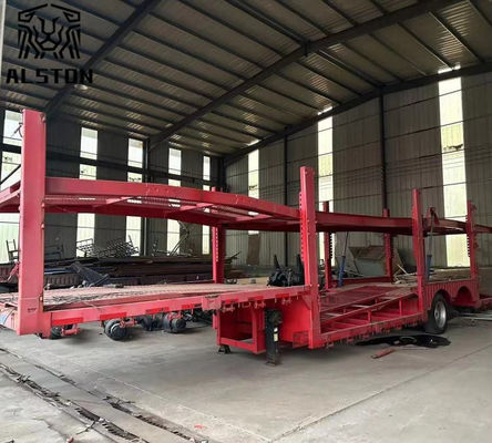 Transporteur de véhicule à 6 positions avec essieux BPW, remorque de véhicule d'occasion à vendre