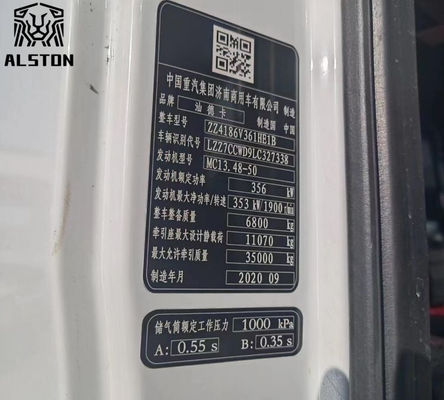 Sinotruk Sitrak G7 Camion tracteur 4x2 d'occasion 480 chevaux avec boîte automatique