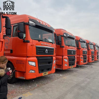 Camion Sitrak d'occasion de 480 chevaux, camion tracteur d'occasion 6x4 avec transmission manuelle