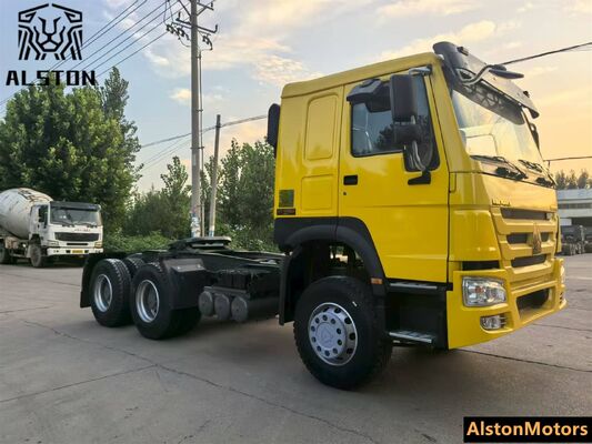 Un camion tracteur Sinotruk Howo 6x4 à vendre au Ghana.