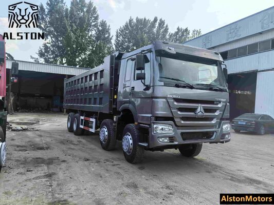 Vente de camion à ordures Sinotruk HOWO 375HP 8x4 utilisé au Cameroun