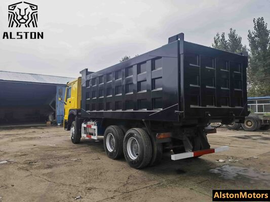 Truc à ordures HOWO 6x4 utilisé 371HP Euro 2 LHD à vendre au Burundi