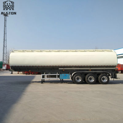 Acier au carbone 35000L Cisterne à carburant Semi-remorque Grande capacité