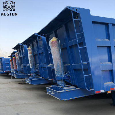 Remorques bennes hydrauliques à triple essieu de 40 tonnes