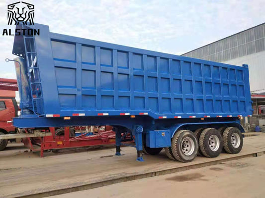 Remorques bennes hydrauliques à triple essieu de 40 tonnes
