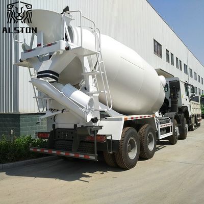 8x4 12cbm Howo utilisé camion de béton avec pompe