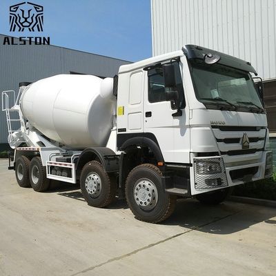 8x4 12cbm Howo utilisé camion de béton avec pompe