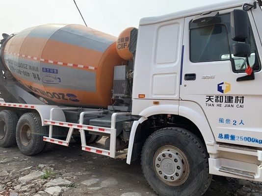 Camion malaxeur à béton d'occasion avec pompe hydraulique, camion malaxeur à béton d'occasion 8m³, 10m³