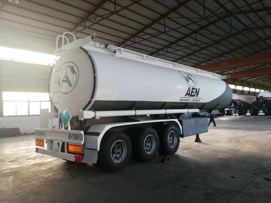 Semi-remorque citerne à carburant à suspension mécanique, Remorque citerne à pétrole brut