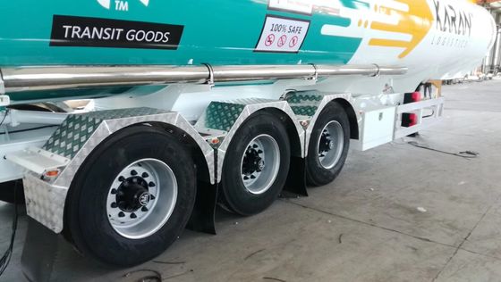 45000 litres réservoir de carburant semi-remorque Suspension mécanique