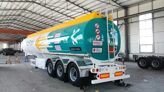 45000 litres réservoir de carburant semi-remorque Suspension mécanique