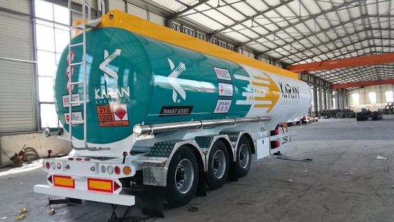 45000 litres réservoir de carburant semi-remorque Suspension mécanique