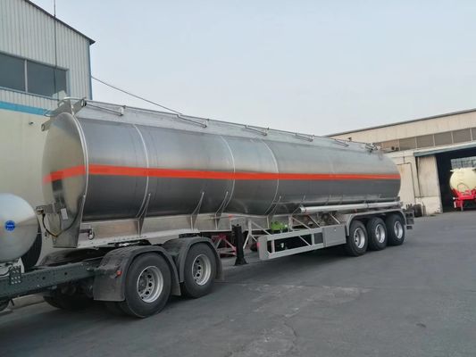 Acier inoxydable 42000 litres réservoir diesel remorque 3 essieux