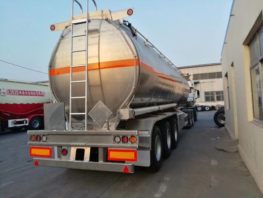 Acier inoxydable 42000 litres réservoir diesel remorque 3 essieux