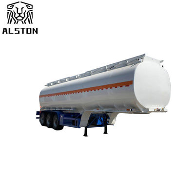 Semi-remorque citerne à carburant en aluminium