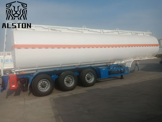 Semi-remorque citerne à carburant en aluminium