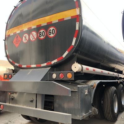 Semi-remorque citerne à carburant tri-essieux de 40000 à 45000 litres