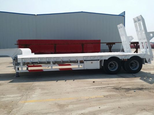 Remorque surbaissée col de cygne robuste 2 essieux 40T 50T 60T