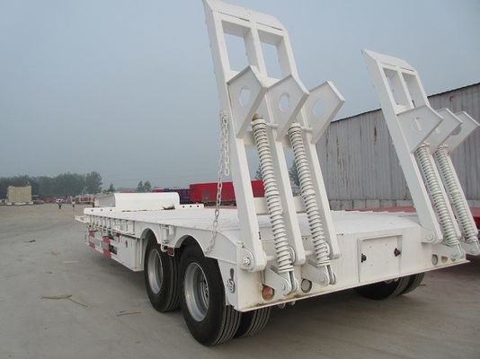 Remorque surbaissée col de cygne robuste 2 essieux 40T 50T 60T