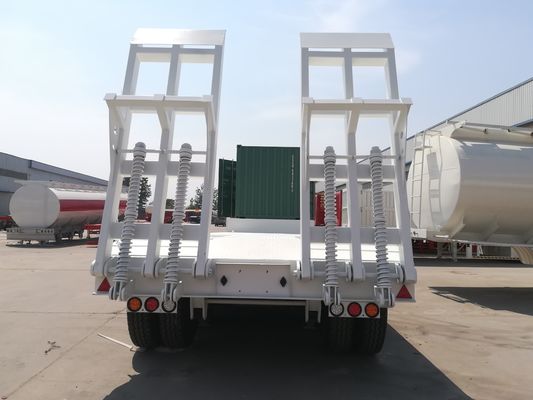 Remorques surbaissées à col de cygne détachable à 3 essieux pour le transport de machines