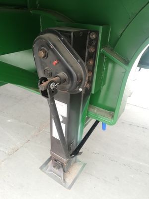 60T 100T 3 semi-remorque à essieu bas, remorque hydraulique extensible à essieu bas