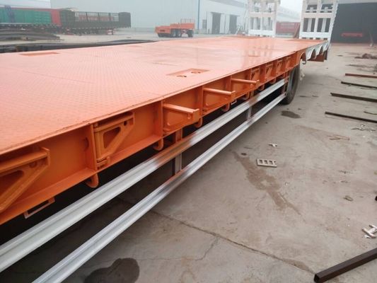 Semi-remorque à roues basses à 4 essieux