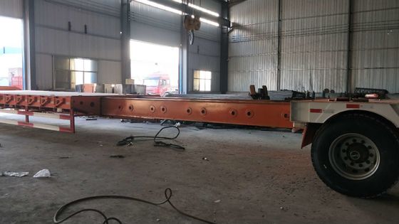 Semi-remorque à roues basses à 4 essieux