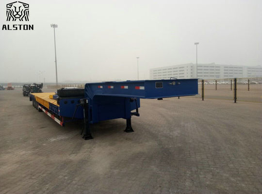 Semi-remorque basse de 100 tonnes, à 4 essieux à col de poule