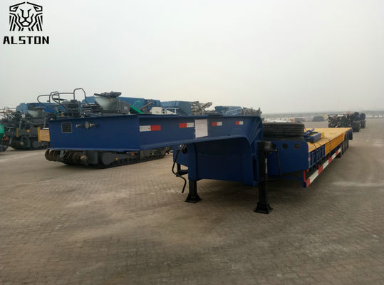 Semi-remorque basse de 100 tonnes, à 4 essieux à col de poule