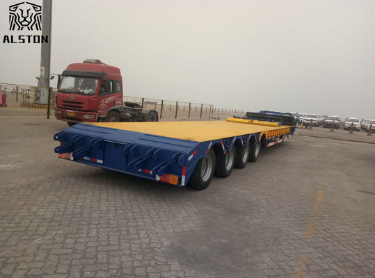 Semi-remorque basse de 100 tonnes, à 4 essieux à col de poule