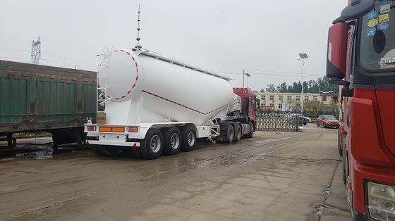 Trailers à ciment en vrac CCC, trailers à cendres volantes à 3 essieux