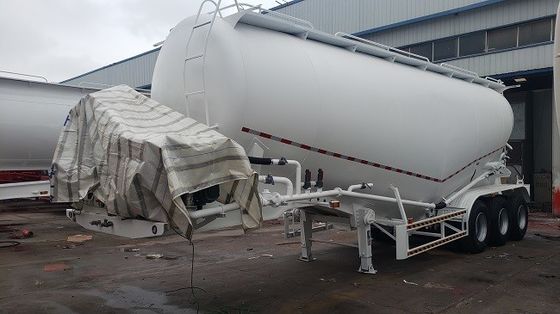 Remorques pneumatiques à ciment 45CBM Camion transporteur de vrac sec