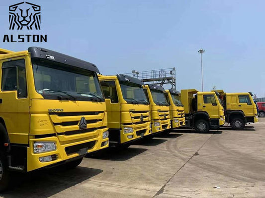 Les camions à ordures Sinotruk Howo utilisés 375 ch à gauche