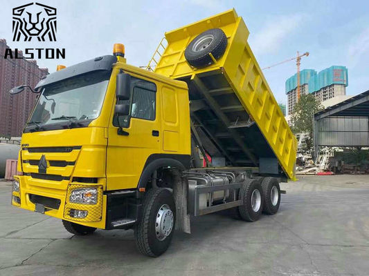 Les camions à ordures Sinotruk Howo utilisés 375 ch à gauche