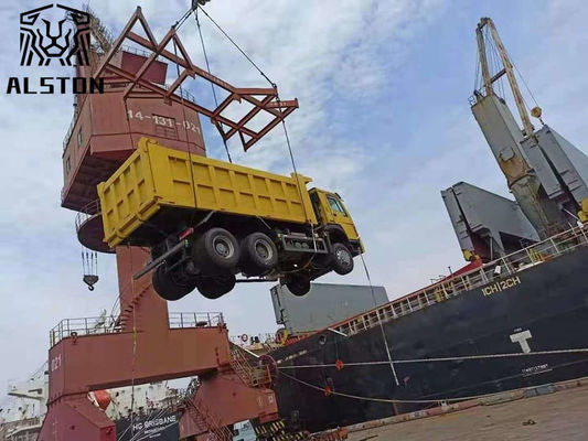 Les camions à ordures Sinotruk Howo utilisés 375 ch à gauche