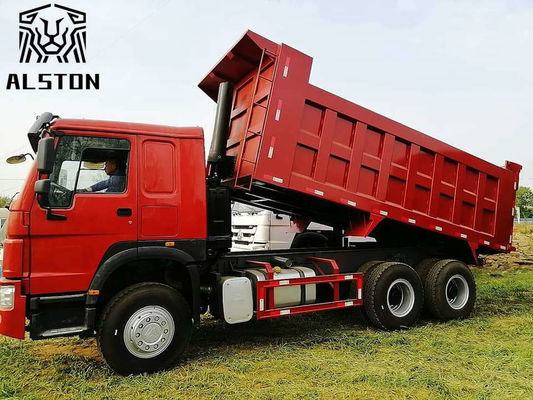 Boîte utilisée Howo 6x4 camion à bascule 371HP 18.6M3 Avec 12.00R20 pneu
