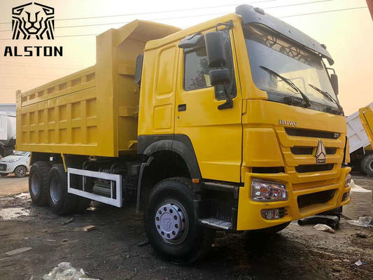 Camion benne Sinotruk Howo 6x4 d'occasion 30 tonnes 371 CV pour la construction