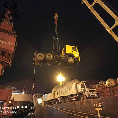 Tracteur routier diesel 6x4, Semi-remorque d'occasion Howo